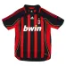 AC Milan 2006/07 Camiseta retro local - Roja/Negra