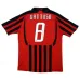 AC Milan GATTUSO 2007/08 Retro Home Jersey - Red/Black