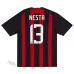AC Milan NESTA 2008/09 Maillot domicile rétro - Rouge/Noir