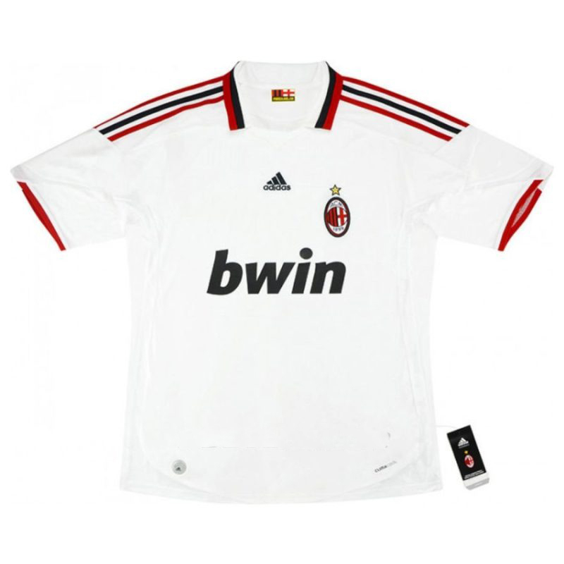 AC Milan BECKHAM 2008/09 Retro Home Jersey - Red/Black