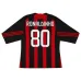 AC Milan RONALDINHO 2008/09 Retro Long-Sleeve Home Jersey - Red/Black