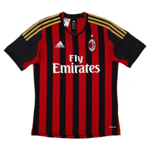 AC Milan 2013/14 Maglia casalinga retrò - Rossa/Nera