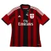 AC Milan 2014/15 Camiseta retro local - Roja/Negra