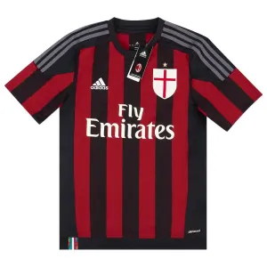 AC Milan 2015/16 Maglia casalinga retrò - Rossa/Nera