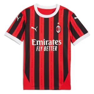 Camiseta de casa del AC Milan 2024/25 para niños - Roja