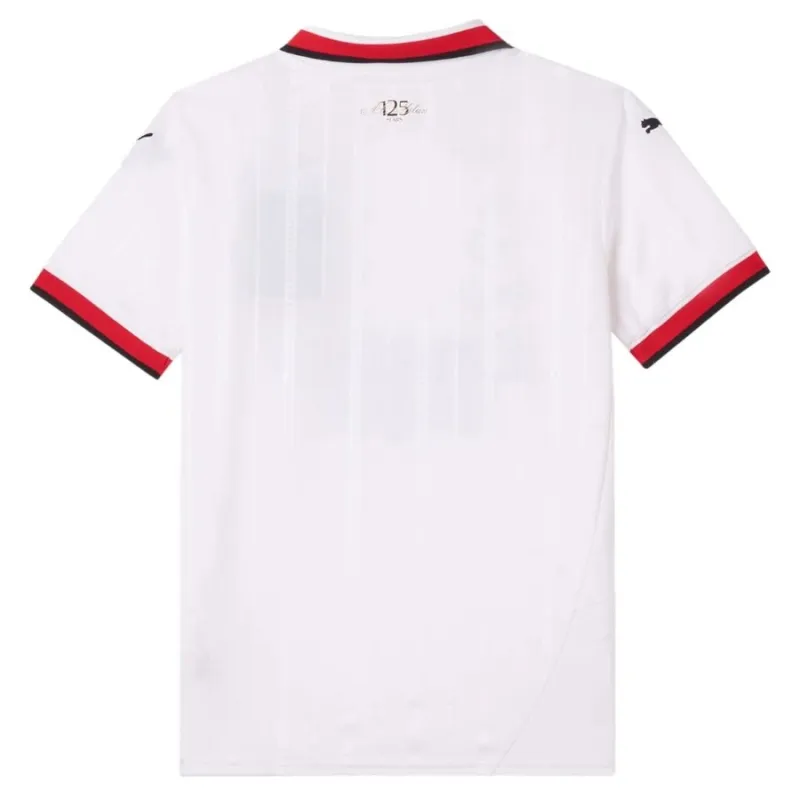 Camiseta de visita del AC Milan 2024/25 para niños - Blanca