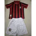 Maglia commemorativa per bambini dell'AC Milan 2024/25 a maniche lunghe - Rossa