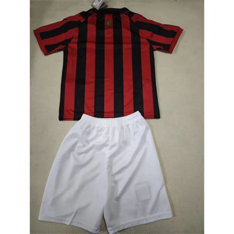 Maglia commemorativa per bambini dell'AC Milan 2024/25 a maniche lunghe - Rossa