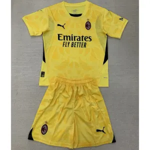 Maglia del portiere per bambini dell'AC Milan 2024/25 - Giallo