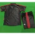Camiseta retro infantil tercera de AC Milan 1998/99 - Negra