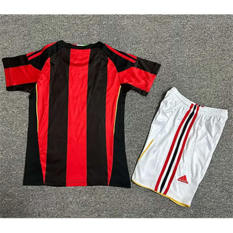 AC Mailand 2010/11 Retro Heim-Kinder-Trikot - Rot