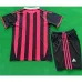 Camiseta local retro infantil AC Milan 2009/10 - Rojo