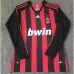 AC Milan 2008 Home Retro Long Sleeve Jersey - Red