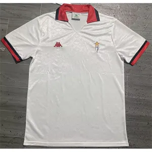 Maillot d'AC Milan 1988/89 de la Ligue des champions UEFA - Blanc - Sortie