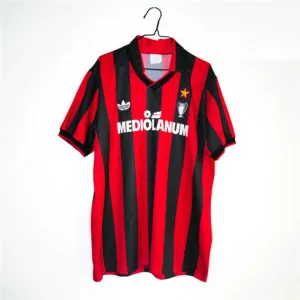 AC Milan 1990/91 Heim - Retro - Trikot - Rot