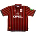 AC Milan 1999/00 Heim - Retro - Trikot zum 100 - Jährigen Jubilee - Rot