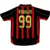 Maillot rétro de domicile no 99 de l'AC Milan 2006/07 - Rouge, Ronaldo