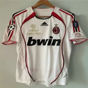 AC Milan 2006/07 UEFA Champions League Finale Auswärts - Retro - Trikot - Weiß