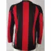 Maillot rétro de domicile à manches longues de l'AC Milan 2010/11 - Rouge
