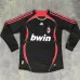 Maglia retro terza a maniche lunghe dell'AC Milan 2006 - Nera