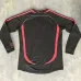Maglia retro terza a maniche lunghe dell'AC Milan 2006 - Nera