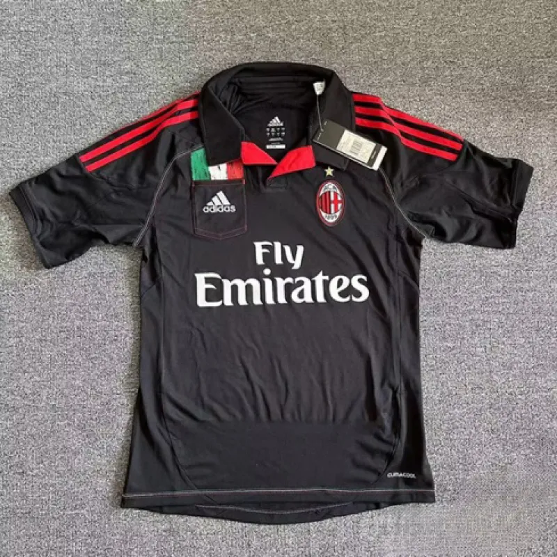 AC Milan 2012/13 Dritt - Retro - Trikot - Schwarz