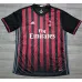 Maglia retro di casa con pelliccia dell'AC Milan 2016/17 - Nera