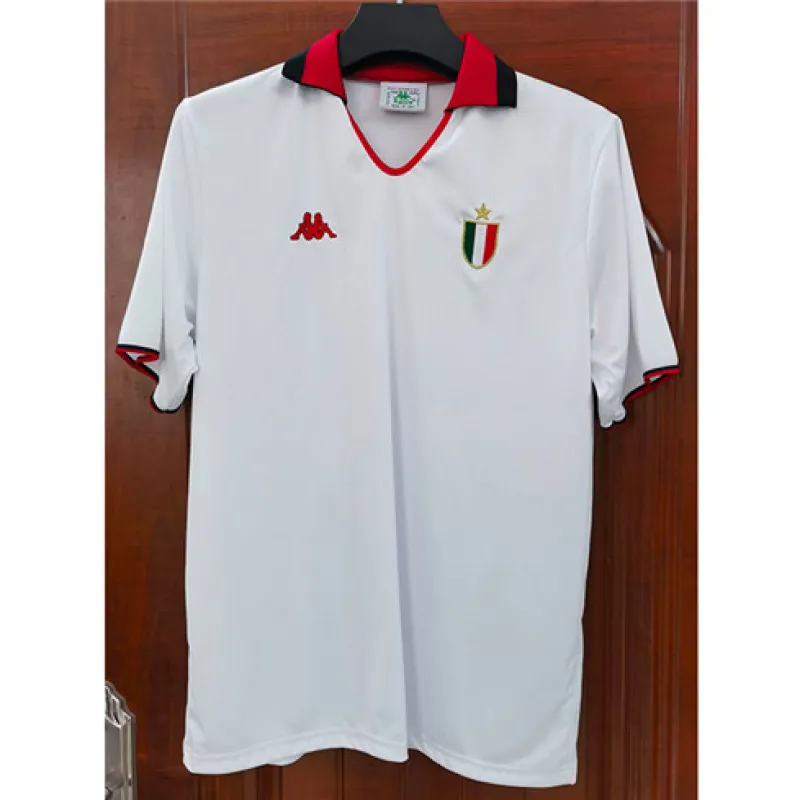 AC Milan 1988/89 UEFA Champions League Retro Jersey - White