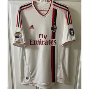 Maglia retro di trasferta dell'AC Milan 2011/12 - Bianca