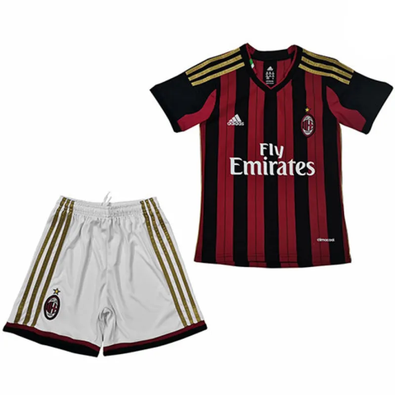 AC Milan 2013/14 Children's Home Retro Jersey - Red