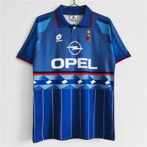 Maillot rétro de l'AC Milan - bleu