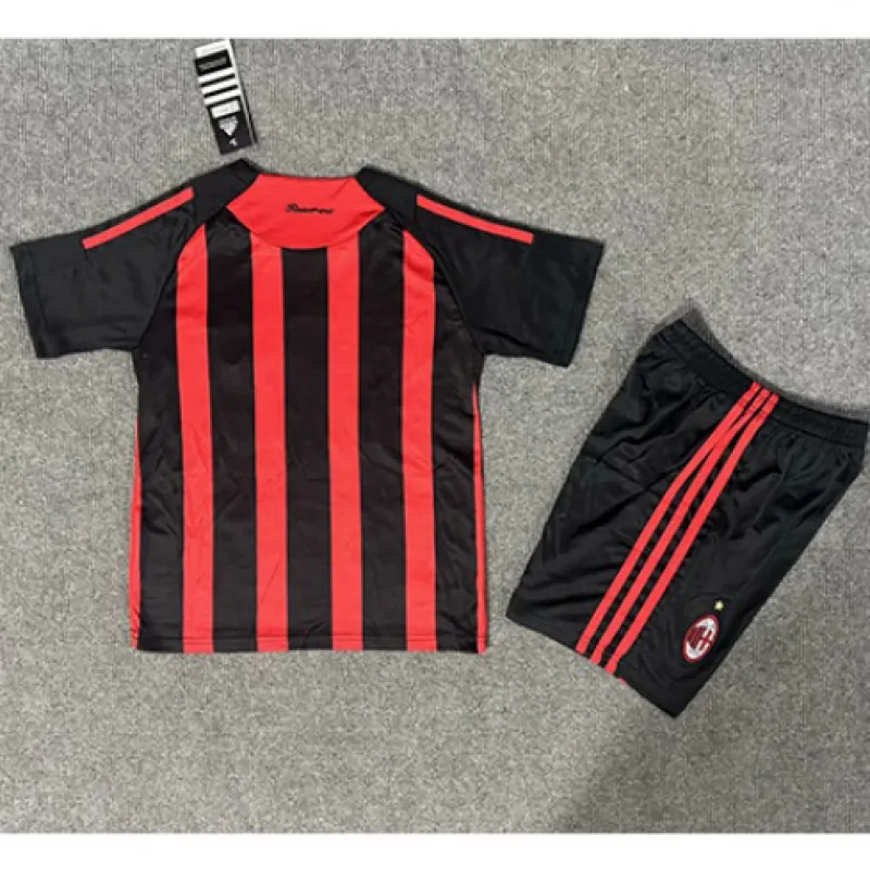 Camiseta retro de casa para niños del AC Milan 2008/09 - Roja