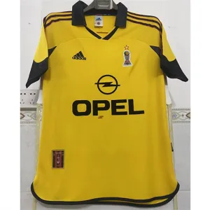 Maillot rétro d'extérieur de l'AC Milan 1999/00 - Jaune
