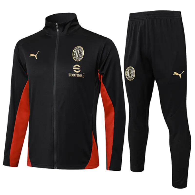 Chaqueta de deporte del AC Milan 2024/25 - Negra
