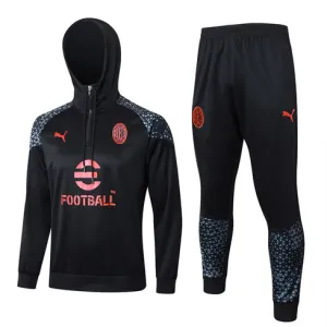 AC Milan 2024/25 Hooded Sportswear - Black