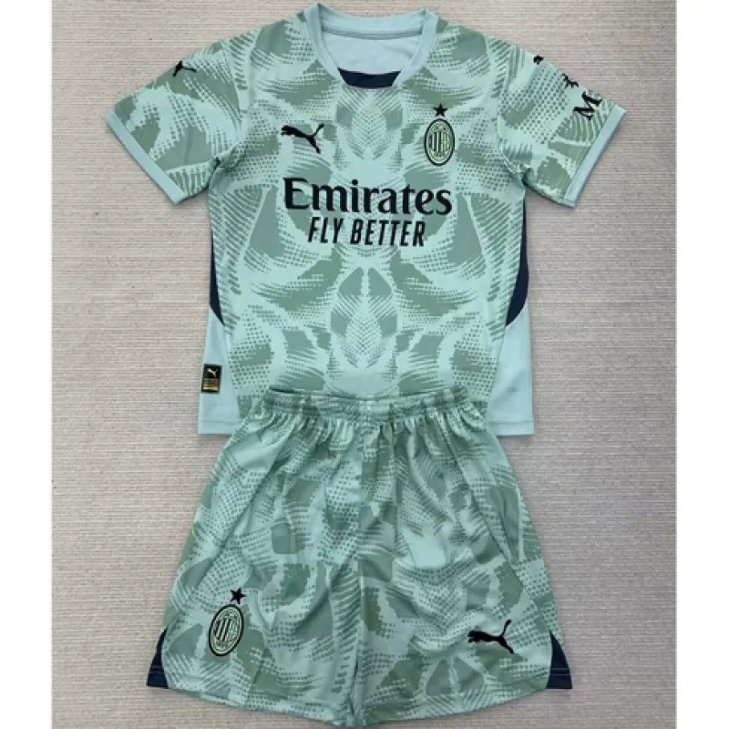 Maglia di portiere per bambini di AC Milan 2024/25 - verde