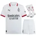 AC Milan 2024/25 Traje de camiseta infantil de fuera - Blanco