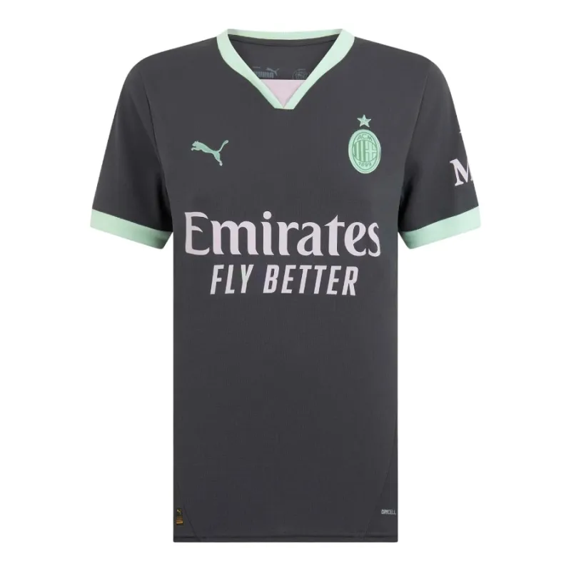 AC Milan 2024/25 Third Women's Jersey - Charcoal Gray