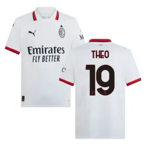 La maglia d'esterno AC Milan 2024/25 di Theo Hernandez - Bianca