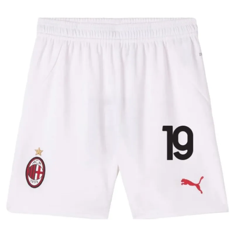 Morata's AC Milan 2024/25 Home Kids Jersey Set - White