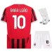 Rafael Leao's AC Milan 2024/25 Home Kids Jersey Set - White