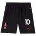 Il set di maglia per bambini della casa di AC Milan 2024/25 di Rafael Leao - Nero