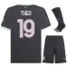 Le troisième ensemble de maillot pour enfants de l'AC Milan 2024/25 de Theo - Gris charbon