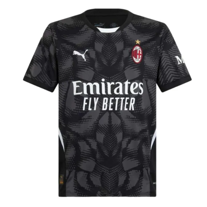 Le maillot de gardien du domicile de l'AC Milan 2024/25 de M. Maignan - Noir