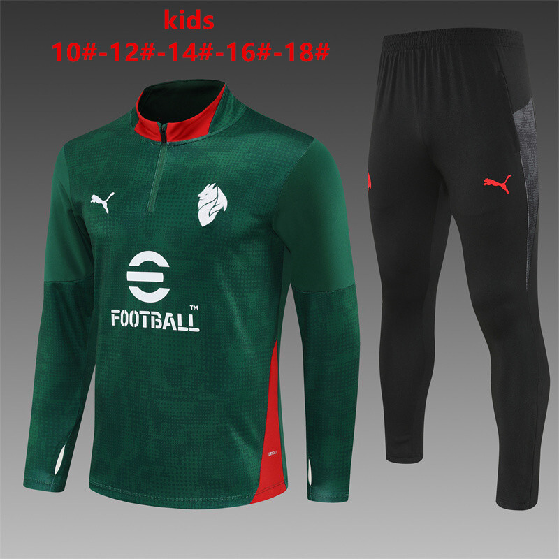AC Milan 2025/26 Conjunto Deportivo Infantil Verde