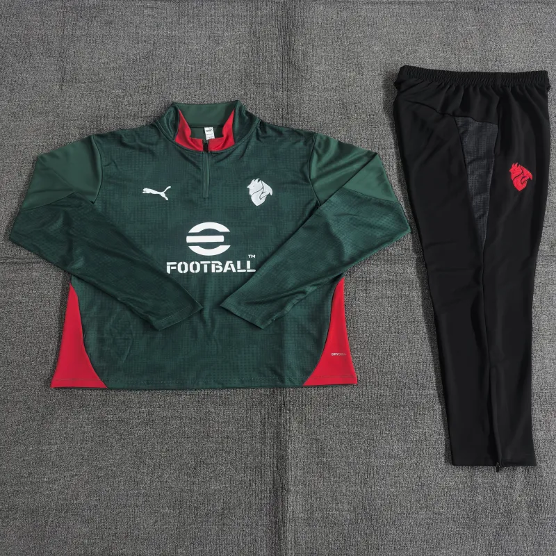 AC Milan 2025/26 Conjunto Deportivo Infantil Verde