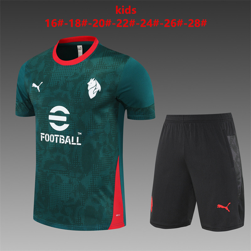 AC Milan 2026/27 Kinder Trainingsanzug grün