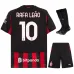 AC Milan RAFA·LEAO Kit infantil 2025/26 Camiseta local - Rojo