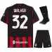 AC Milan WALKER Kit infantil 2025/26 Camiseta local - Rojo