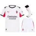 AC Milan 2025/26 Kids' Away Jersey Set - White
